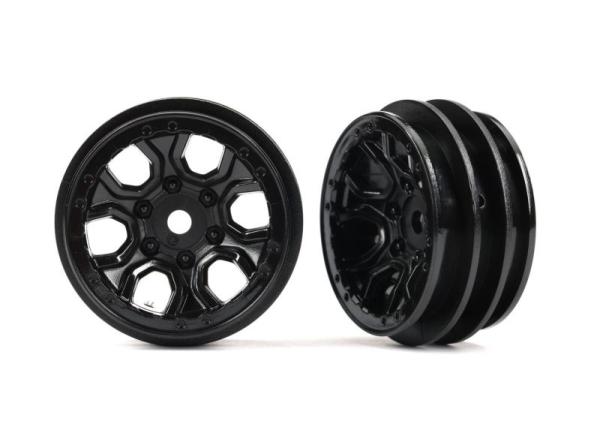 Felgen 1.0 schwarz (2) TRAXXAS TRX-4M