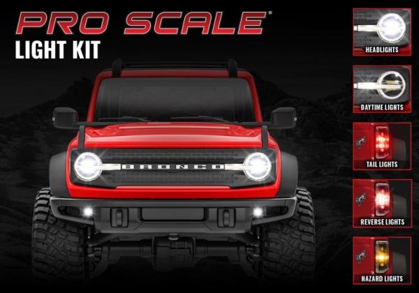 Pro Scale LED Licht-Set komplett TRAXXAS TRX-4M Bronco