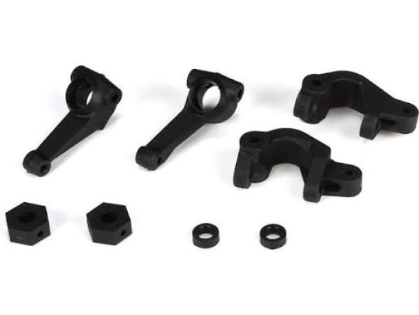 Vaterra Front Hub, Carrier, Hex: GLU, GLF
