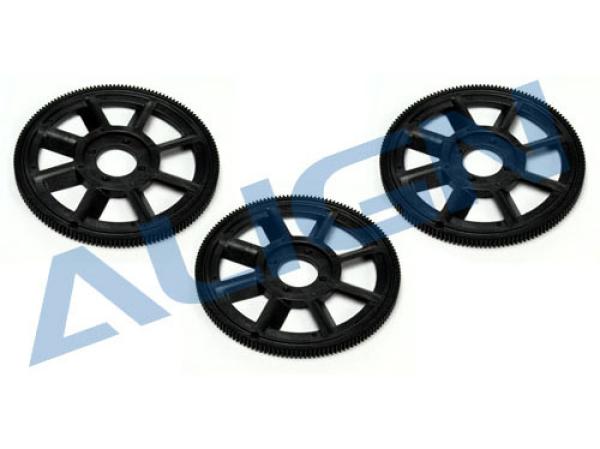 Align T-Rex 450 Hauptgetriebe schwarz (3St.) 150Z M0,5 # HS1219QA