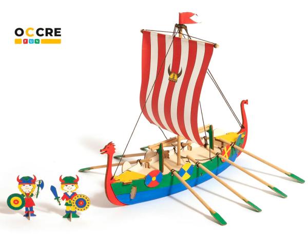 Vikinger Boot Bausatz für Kinder